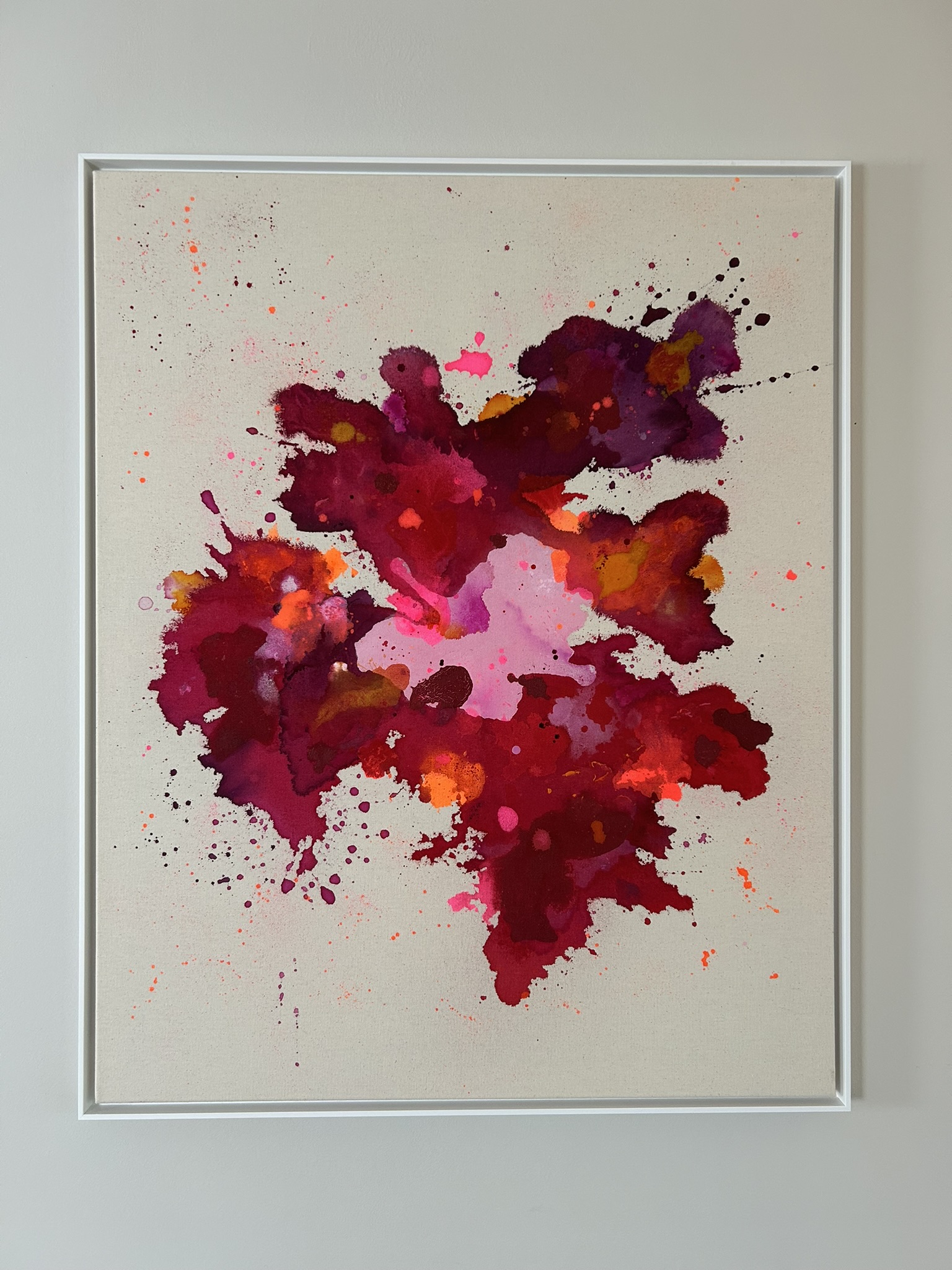 Befreiung, 2025, Acryl auf roher Baumwollleinwand, Ansicht 7